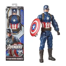 Boneco Avengers Titan Hero Capitão América 30 Cm