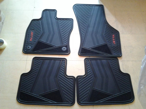 Set 4 Tapetes Original Jetta A7 2019 Vinil Letras Rojas Mk7 Foto 2