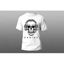 Camiseta Moda Estampa Game Camisa Caveira Envio Imediato