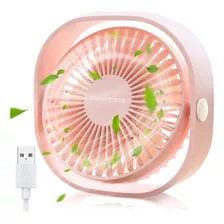 Ventilador Usb Smartdevil, Cereza Rosa Portable, 3 Vel