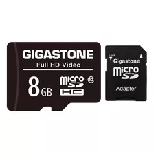 Tarjeta Gigastone Micro Sd U1 C10 + Adaptador Uhs-i De 8gb