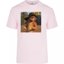 Playera Gato Con Botas Shrek Mod. 0018 12 Colores