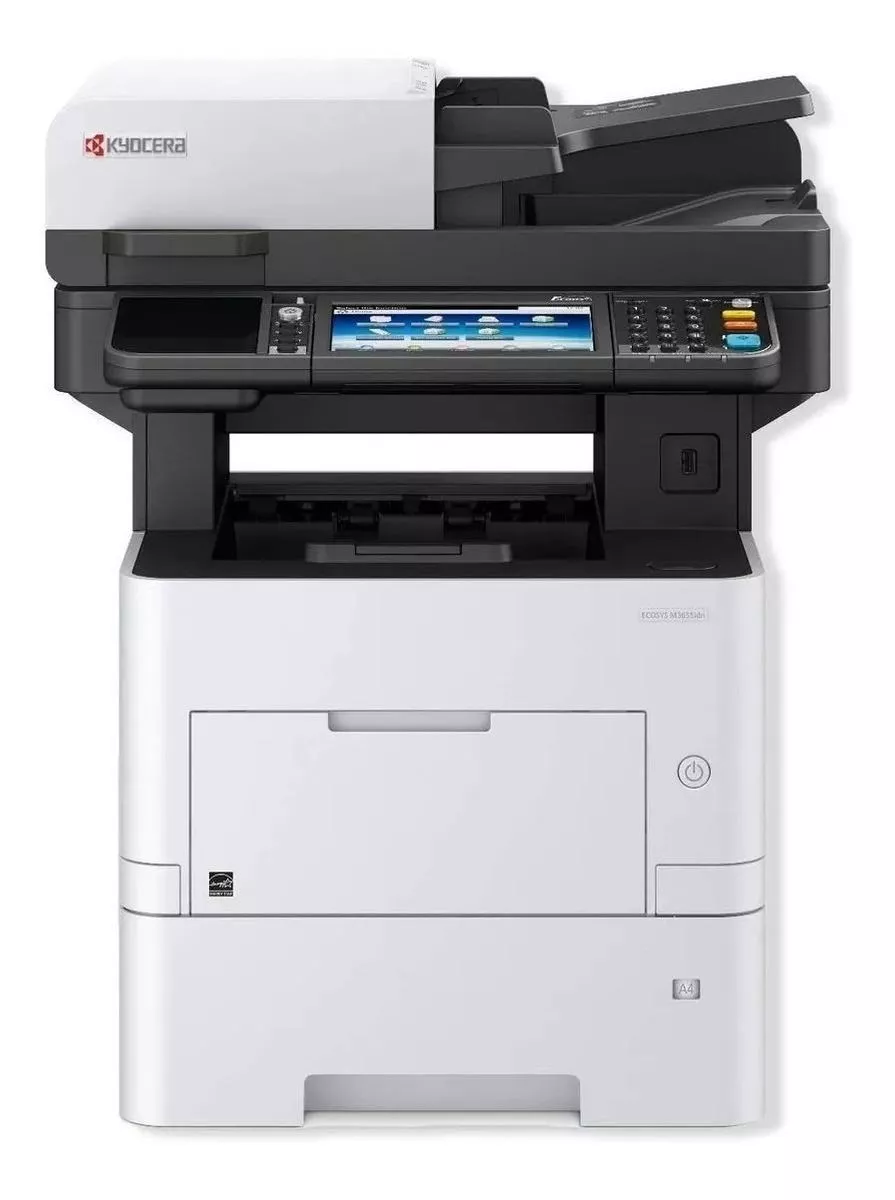 Impresora  Multifunción Kyocera Ecosys M3655idn Blanca Y Negra 120v