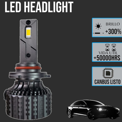 Kit Led Para Faro Color Amarillo 9005 3000k  Foto 2