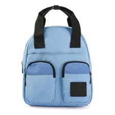 Mochila Mediana Cris Celeste