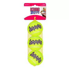 Juguete 3 Pelotas Tenis Para Perros Kong Squeakair Balls M 