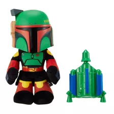 Peluche Boba Fett Star Wars Lanza Cohetes Mattel - Dgl Games Color Multicolor