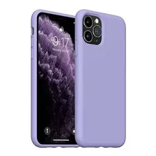 Funda Para iPhone 11 Pro Silicona/microfibra Lila