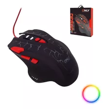 Mouse Gamer Only Gm830 Luces Rgb 7 Botones