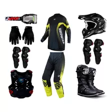 Kit Equipamento Asw Ims 19 Vermelho 9 Itens Trilha Motocross