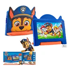 Tablet Infantil 7 Polegadas Patrulha Canina 32gb Capa Maleta