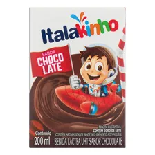 Bebida Láctea Uht Chocolate Italakinho Caixa 200ml
