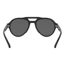 Emporio Armani Modern Pilot Lentes De Sol Polarizados Nuevos Color Del Armazón Negro Color De La Lente Negro