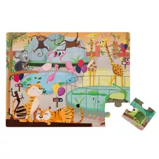 Puzzle Zoologico 20 Piezas Grande Janod