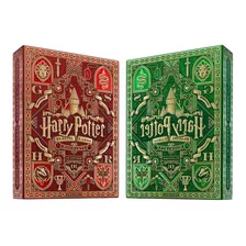 Baralho Harry Potter Vermelho E Verde (sonserina/grifinória)