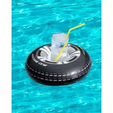 Porta Copo Inflável De Piscina Formato Pneu Bestway