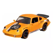 Auto Matchbox Porche 911 Turbo Edición Especial 70 Años Color Naranja