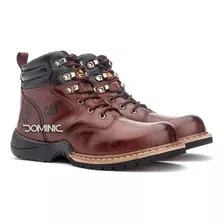 Borcego Cuero Hombre Urbano Steel Toe Caterpillar Import