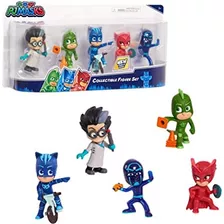 Pj Masks Juego De Figuras Coleccionables 5 Unidades