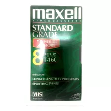 Fita Vhs Maxell T160 Standard Grade - Até 8hs.de Gravação