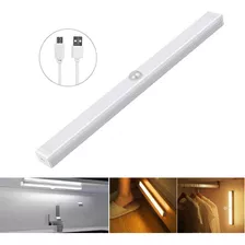 Luminária Sobrepor Led 50cm Tubular Branco Frio C/ Sensor