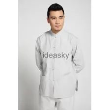 Camisa De Kung Fu De Algodón Tang Hanfu Para Hombre De Taich