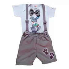 Conjunto Infantil De Pascoa, Coelhinho, Fantasia De Menino 