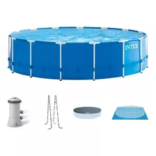 Piscina Intex 16.805 L Prism Estrutural Armação Kit Completo