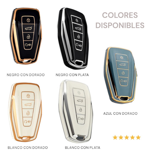 Funda Para Llave Geely Coolray Geometry C Proteccion Premium Foto 5