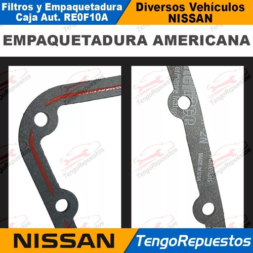 Filtros Empaquetadura Caja Automatica Nissan Xtrail Qashqai Foto 3