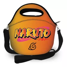 Lancheira Bolsa Térmica Marmita Neoprene Naruto Shippuden