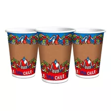 Pack 6 Vasos Viva Chile Fiestas Patrias Glam