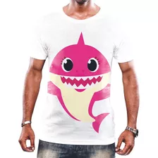 Camisa Camiseta Masculina Desgaste Baby Shark Desenho 8