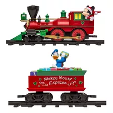 Tren Mickey Mouse Lionel Con Control Remoto Navidad Juguete Color Rojo