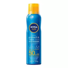 Protetor Nivea Sun Toque Seco Spray Fps 50 200ml