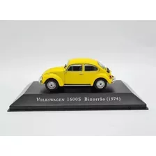 Miniatura Fusca Volkswagen 1600s Bizorrão 1974 1/43