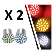 Bombillos 22 Leds 1156 Blanco Amarillo Y Rojo 1 Contacto 12v