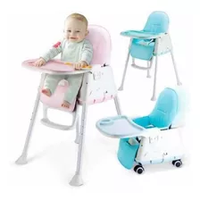 Silla Comedor De Bebé 3 En 1, Rodante Portátil, 6m A 6 Años