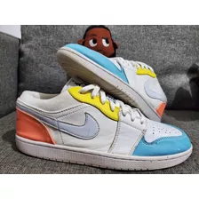 Tenis Jordan Retro 1 Low Coach 27.5cm Originales Usados 