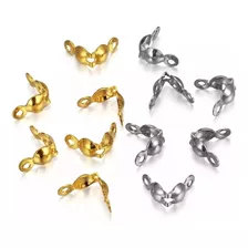 Terminal Tips Para Bijuteria - Artesanato - 2.4mm 100 Pçs 