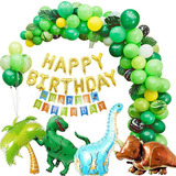 Kit De Decoraciones Para Fiesta De Cumpleaños, Dinosaurios