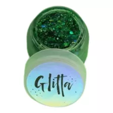 Glitter En Gel Dark Green Easy Glitta Maquillaje Brillo