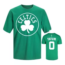 Boston Celtics Jason Tatum #0 Remera Verde