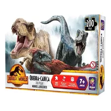 Quebra-cabeça 200 Peças Mundo Jurassic World - Mimo Toys