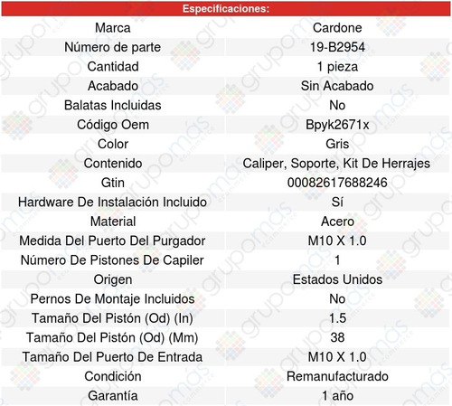 Caliper Freno Izquierdo Trasero Ford Focus Se Tipico 2007 Foto 5