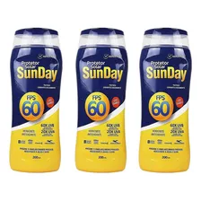 Kit 3 Protetor Solar Sunday Fps 60 200 Ml