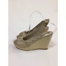 Chala Taco Chino Tela Marca Index N*38 Beige Brillo Usado