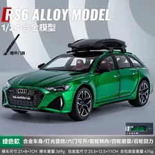 D 1:24 Con Luz Y Sonido Audi Rs6 Miniatura Car Luz Y So [u]