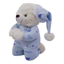 Urso De Pelúcia Pijama Reza Pai Nosso 30cm