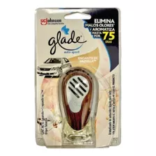 Glade Aromatizante Auto/sport - Difusor Con Repuesto Varieda Color Caqui Fragancia Vainilla